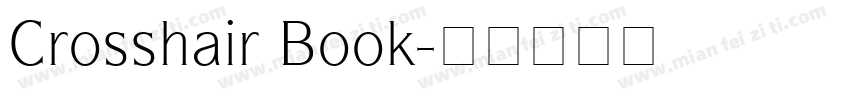 Crosshair Book字体转换